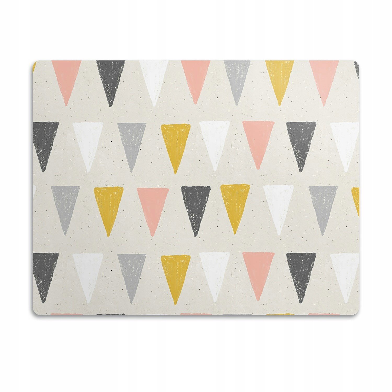 Ochranná podložka pod misku Trojúhelníky motiv 90x60