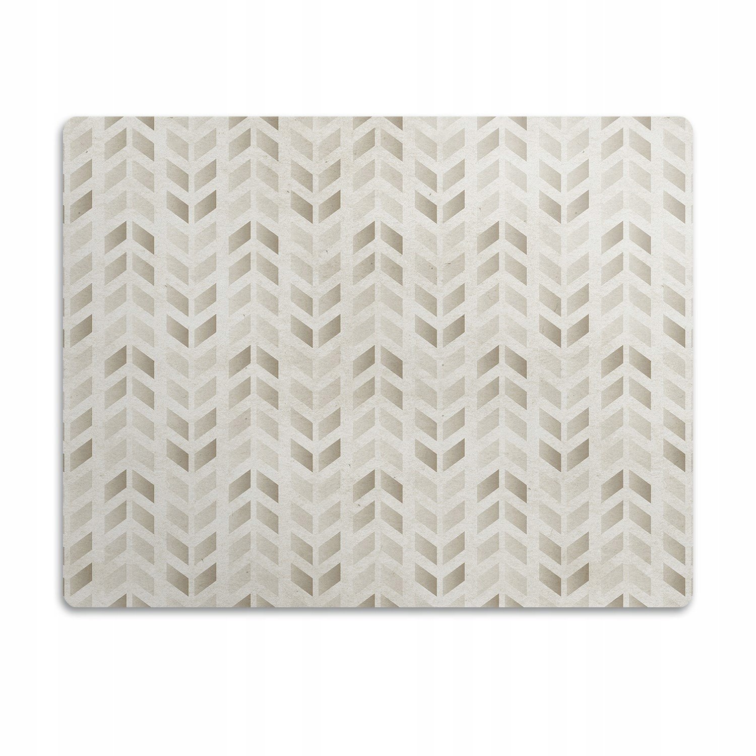 Ochranná podložka pod misky Vektory béžová 90x60 cm