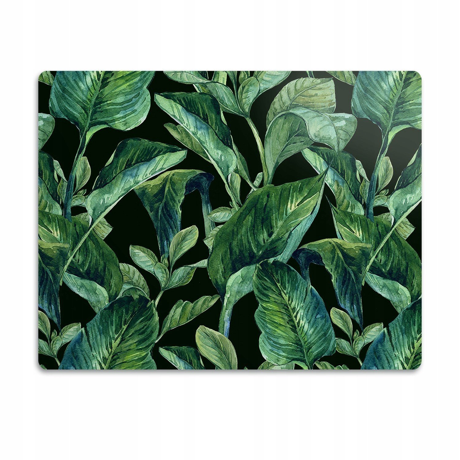 Podložka pro psa pod misku Obratové listy 90x60 cm