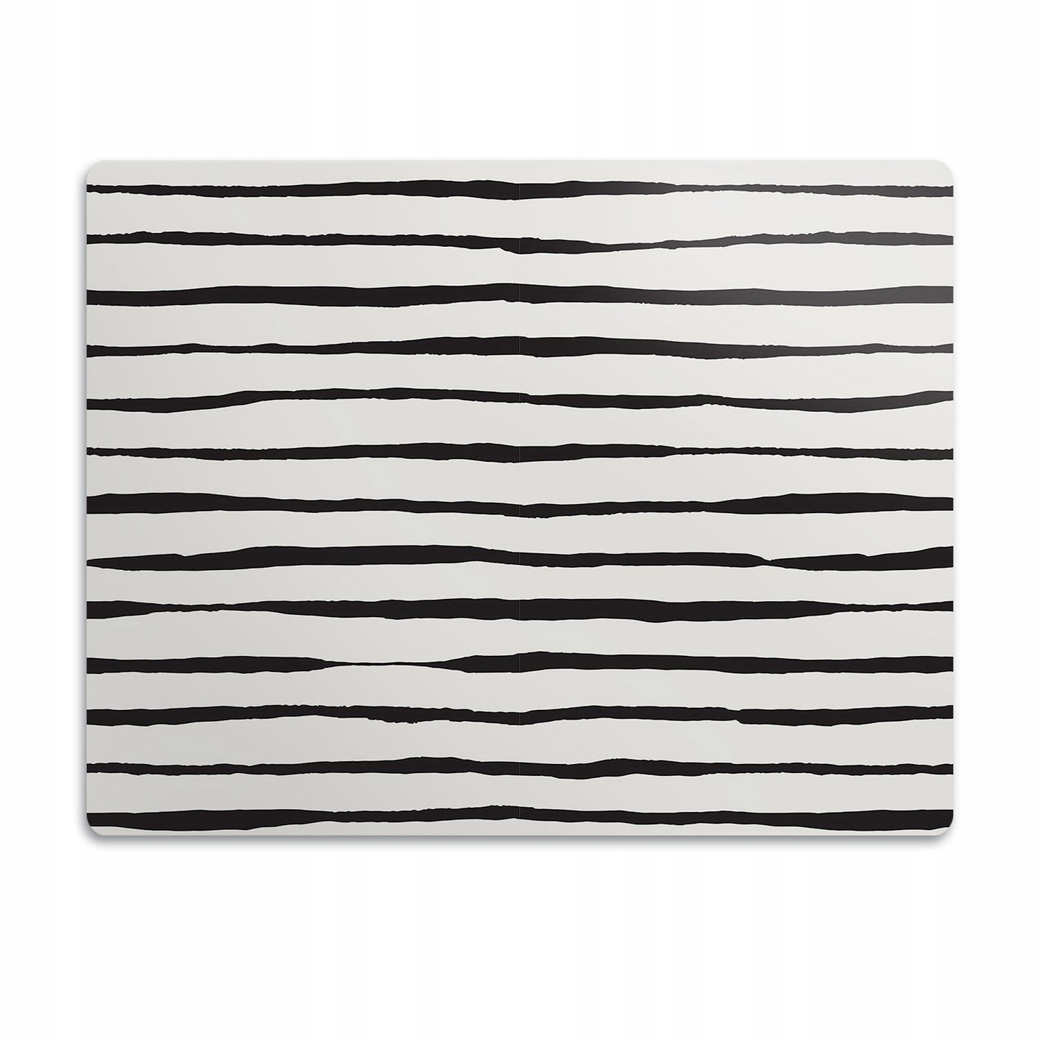 Voděodolná podložka pod misku Černé linie 90x60 cm