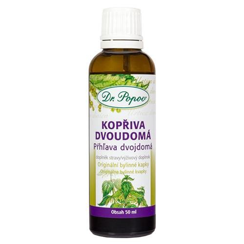 Dr.popov Kapky Bylinné Kopřiva Dvoudomá 50ml