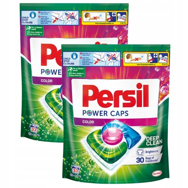 Persil Power Caps Kapsle na praní barev 33 x2