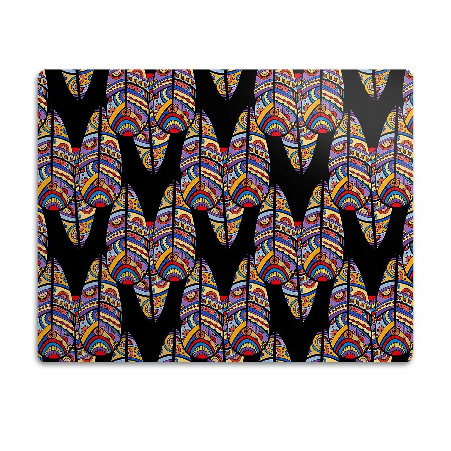 Vodotěsná podložka pod misku Kmenové umění 90x60