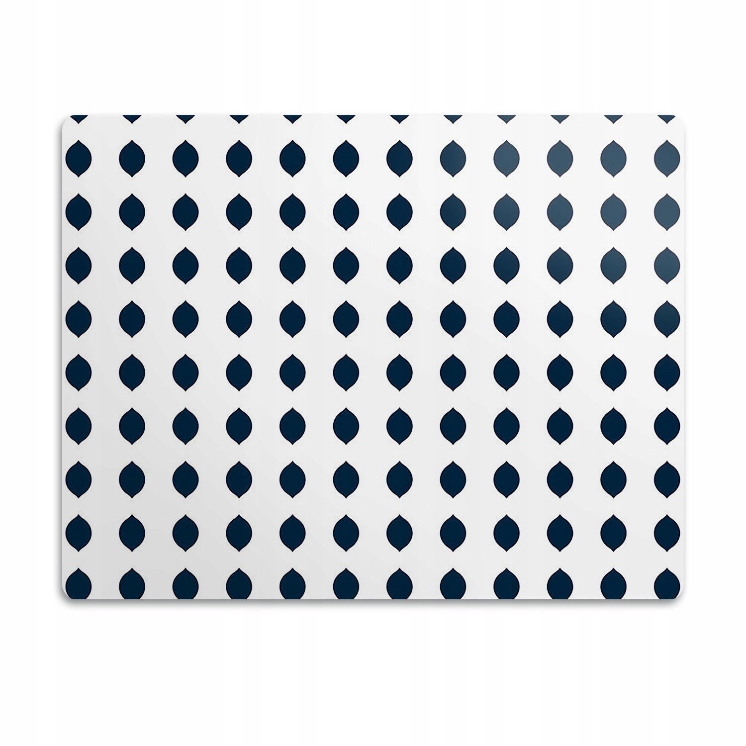 Ochranná podložka pod misky Vzor tmavě modrá 90x60 cm