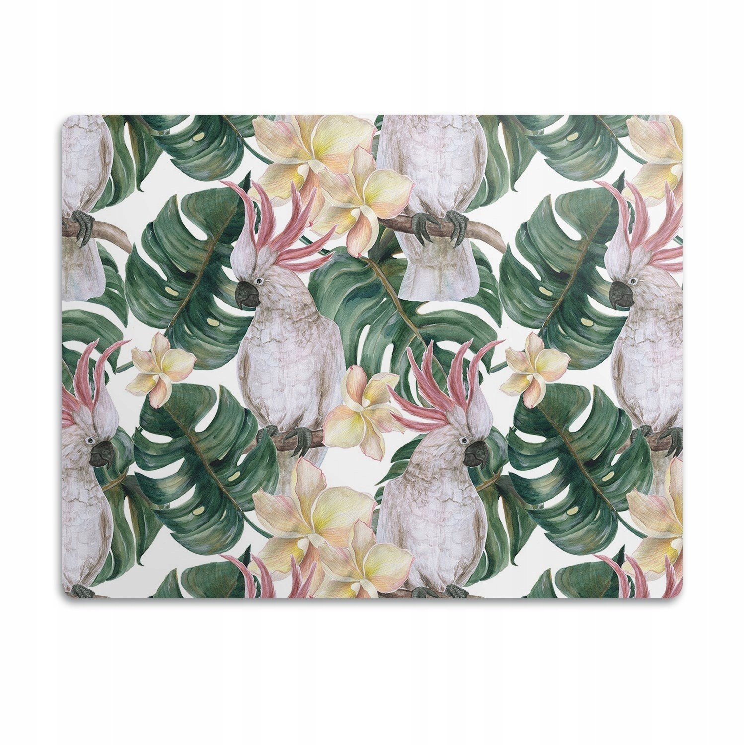 Pro kočku podložka pod záchod Tropické papoušky 90x60cm