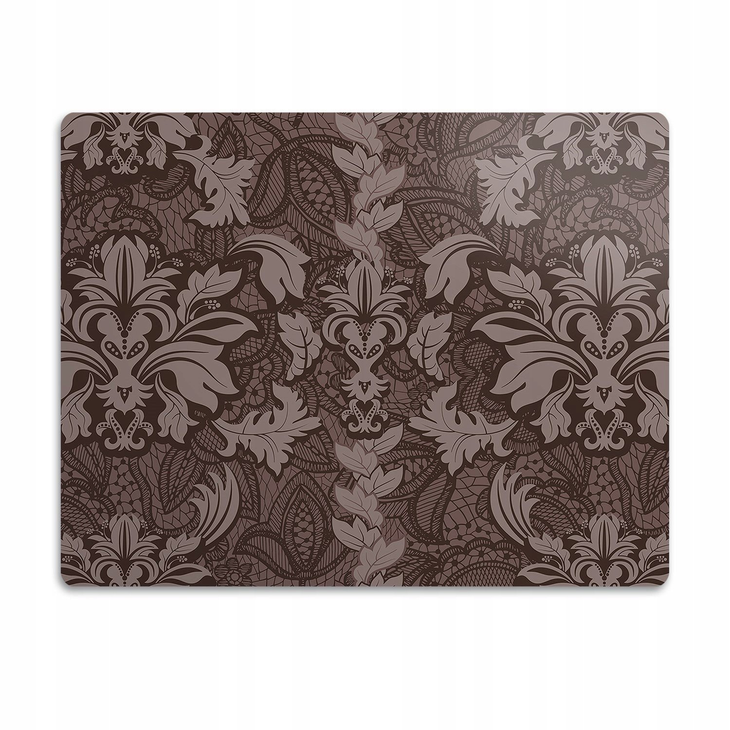 Voděodolná podložka pod misku Hnědý vzor 90x60 cm