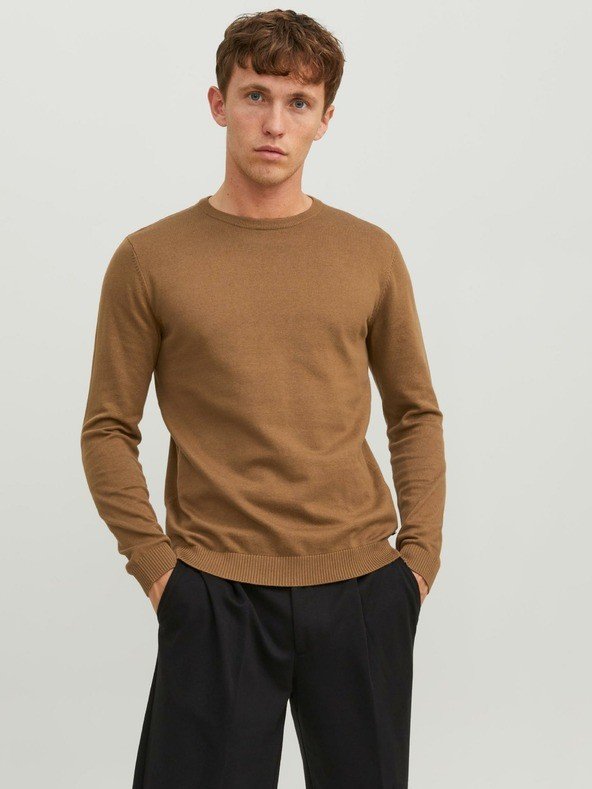 Jack & Jones Basic Svetr Hnědá