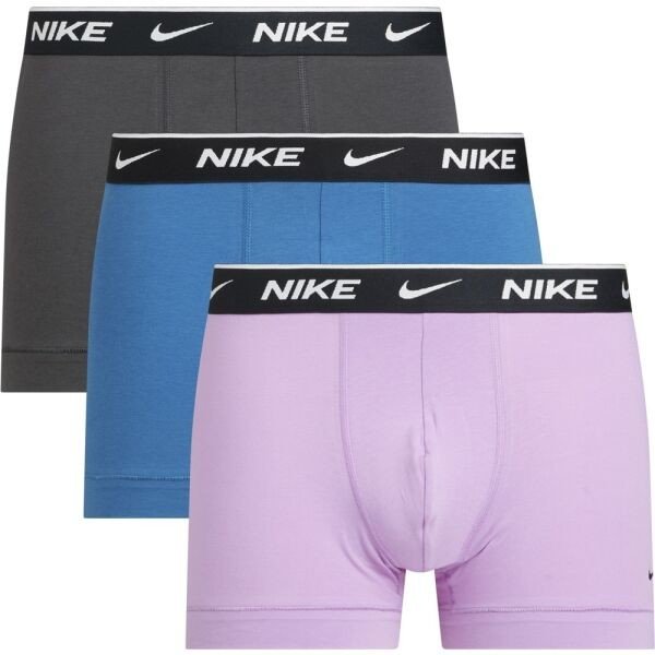 Nike EDAY COTTON STRETCH Pánské boxerky, tmavě šedá, velikost L