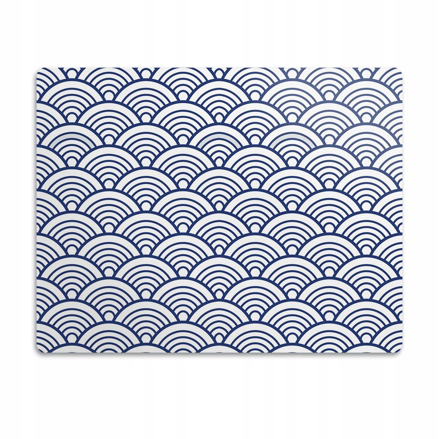 Pro psa pod misky Rybí šupiny modré 90x60 cm