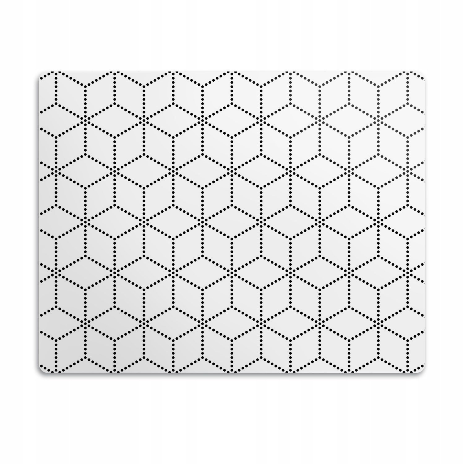 Podložka pro kočku psa pod misky Kostky puntíky 90x60 cm