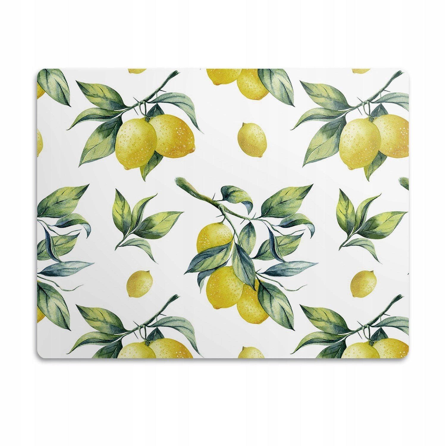 Podložka pod kočičí toaletu Žluté citrony 90x60 cm