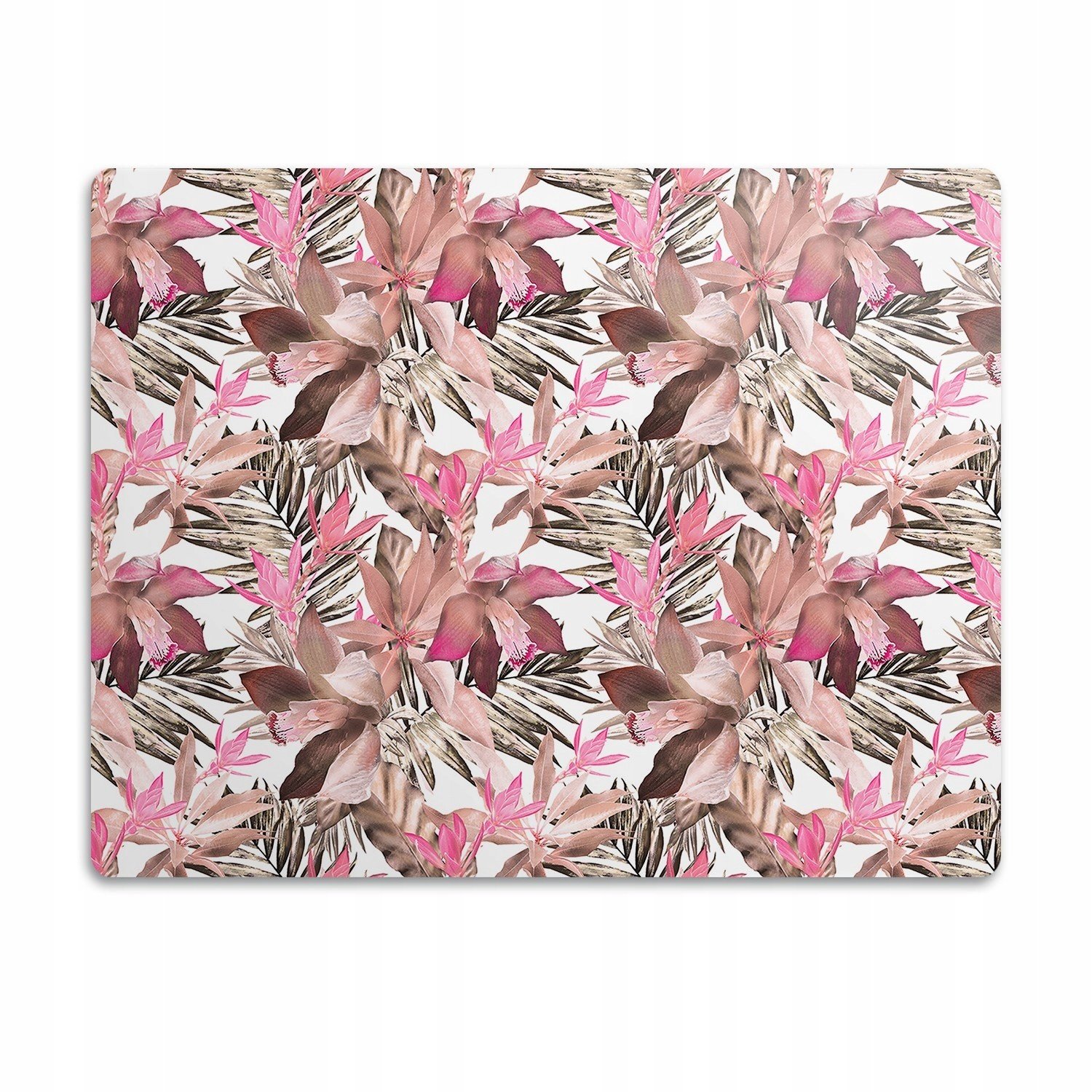 Voděodolná podložka pod misku Tropická květina 90x60