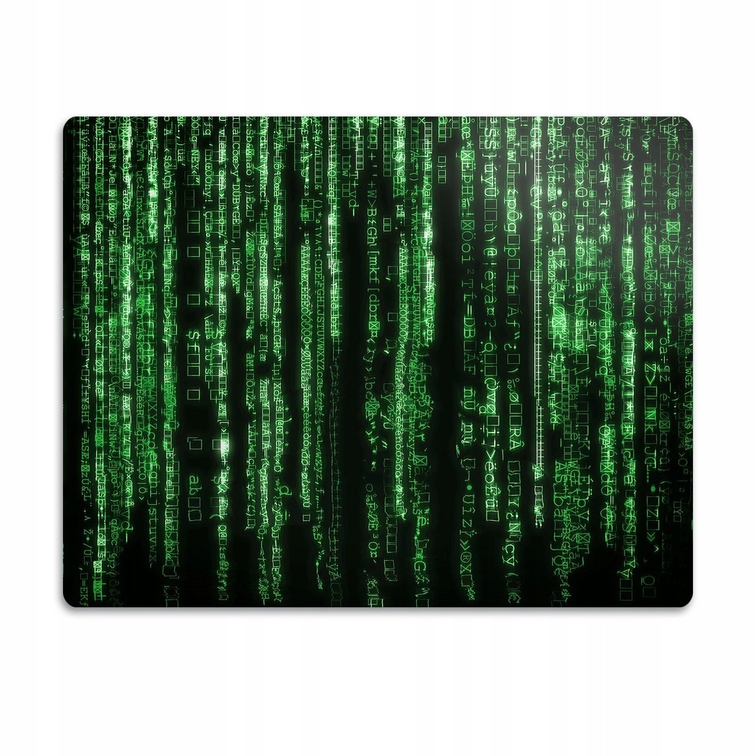 Ochranná podložka pod misky Zelená matrix 90x60 cm