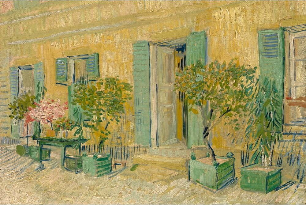 Obraz - reprodukce 60x40 cm Exterior of a Restaurant in Asnières, Vincent van Gogh – Fedkolor