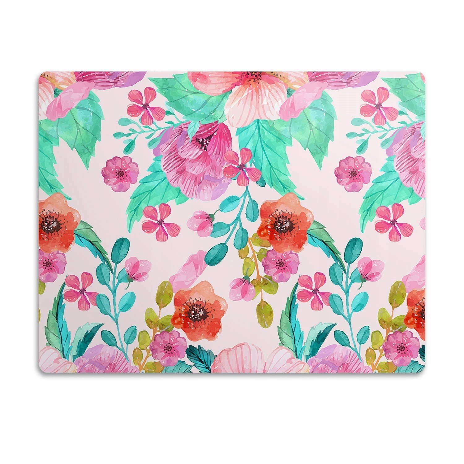 Podložka pod misky pro psa kočky Květiny 90x60