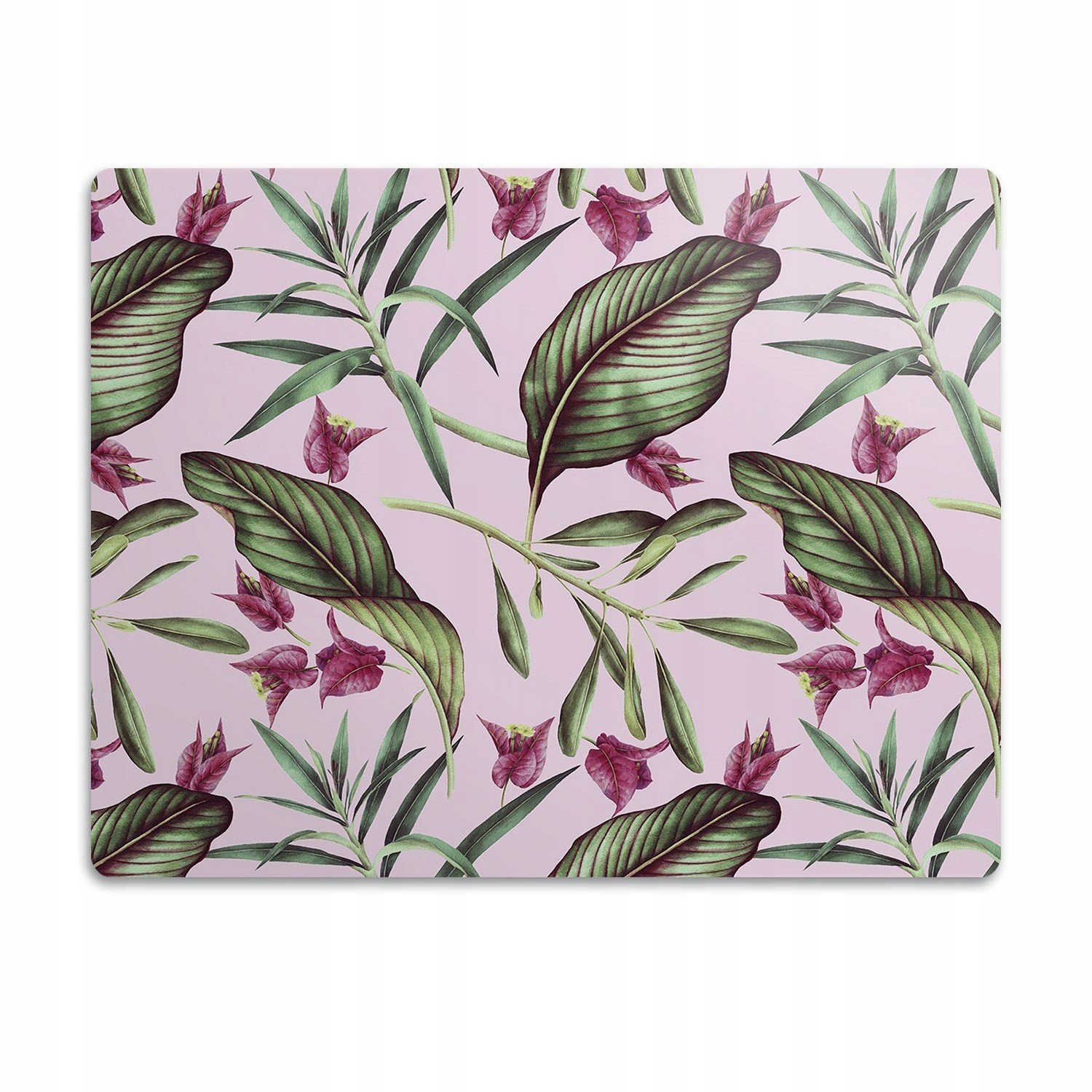 Pro psa a kočku Podložka pod misky Růžové květy 90x60