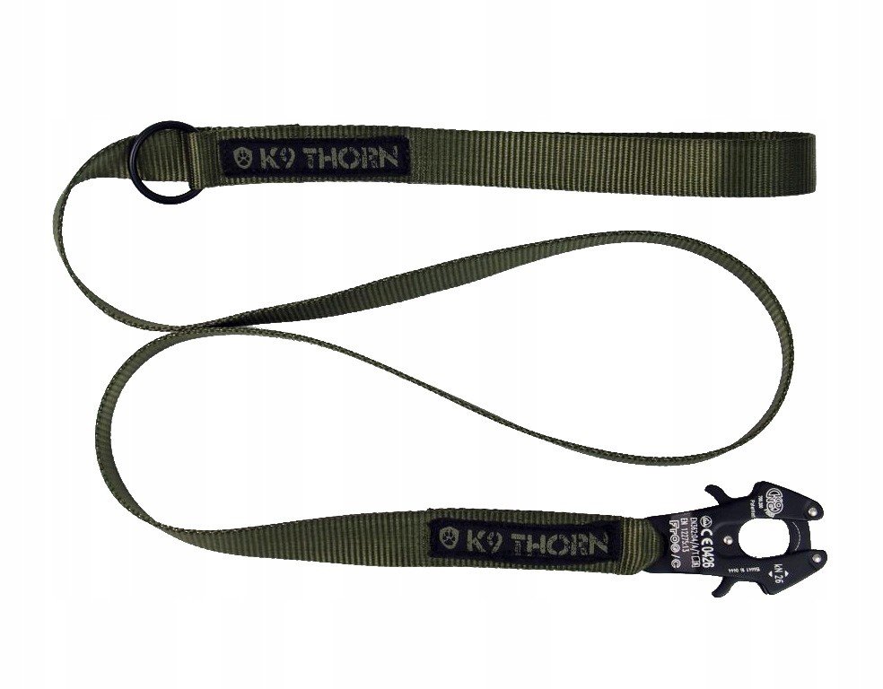 Vodítko K9 Thorn Kong Frog olive XL 200 cm
