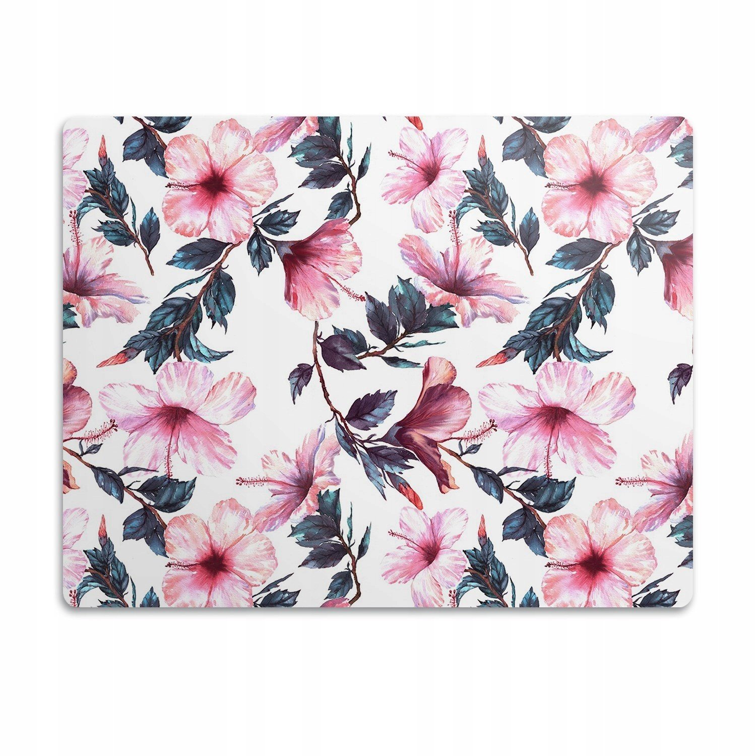 Podložka pod misky pro psa Květiny Ibišek 90x60