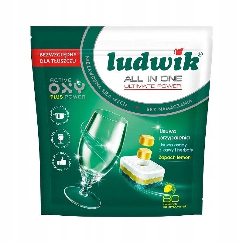 Ludwik All in one Lemon Tablety do myčky nádobí 1,44
