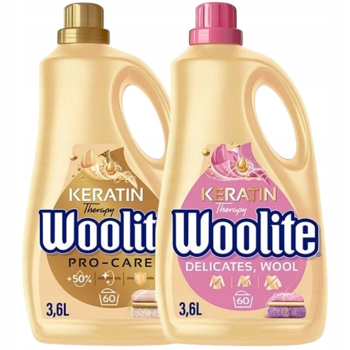 Woolite Pro Care Delicate Tekutý prací prostředek 2x3,6l