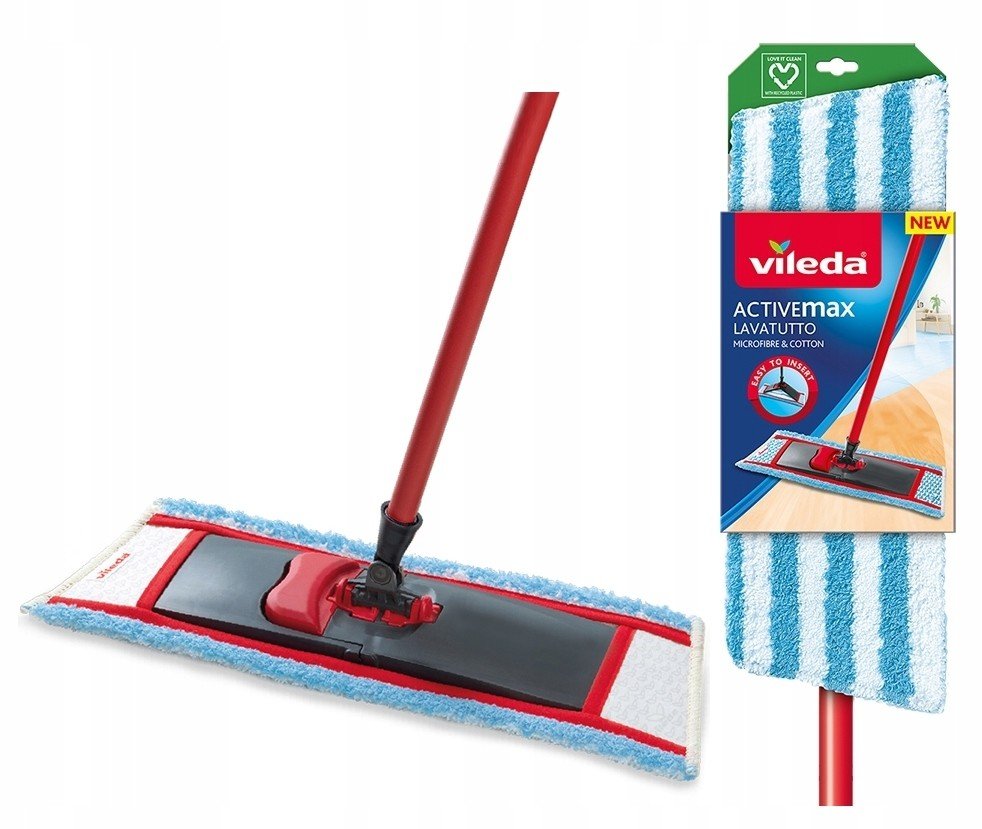 Plochý Mop Ergonomický Pohodlný Vileda Active Max