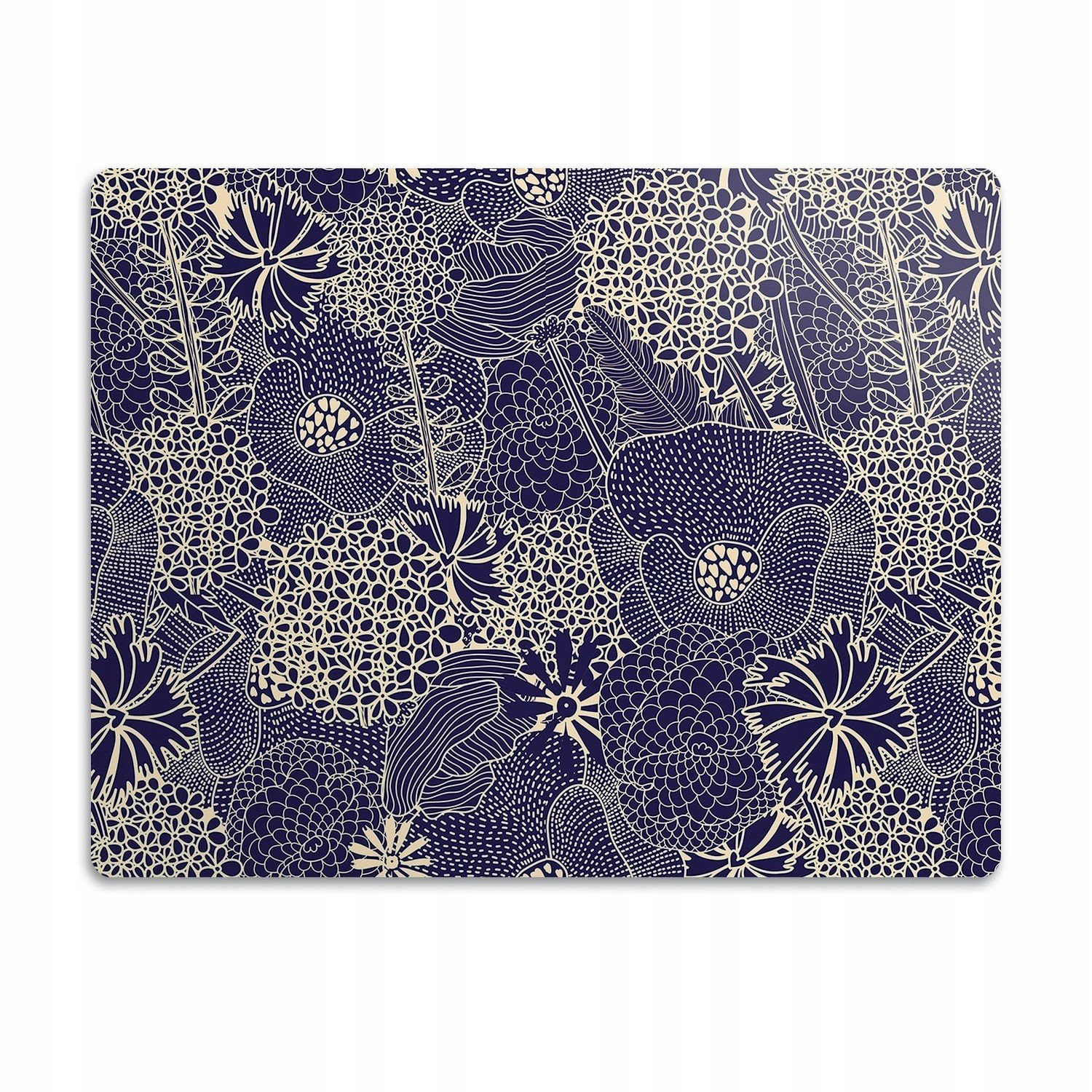 Pro psa kočky podložka pod misku Modrý vzor 90x60cm