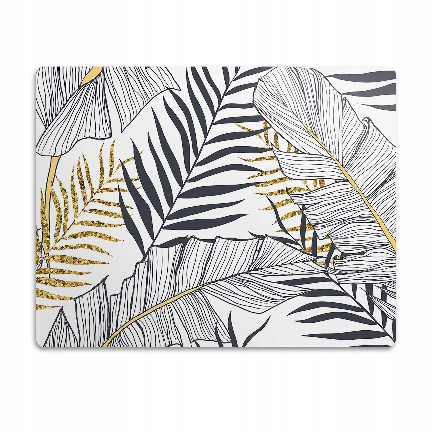 Ochranná podložka pod misky pro psa zlaté listy 90x60