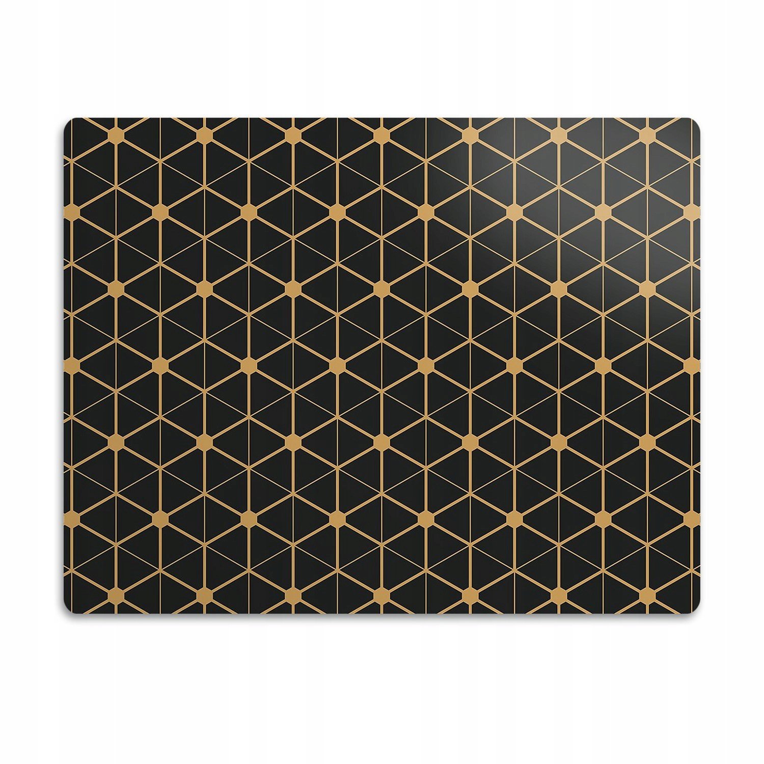 Podložka pod misku Zlato-černý vzor 90x60 cm