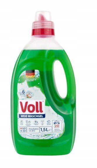 Prací gel bílý Voll 1,5 l