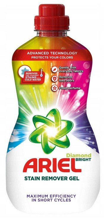 Ariel Odstraňovač skvrn gel na barvu, 950ml