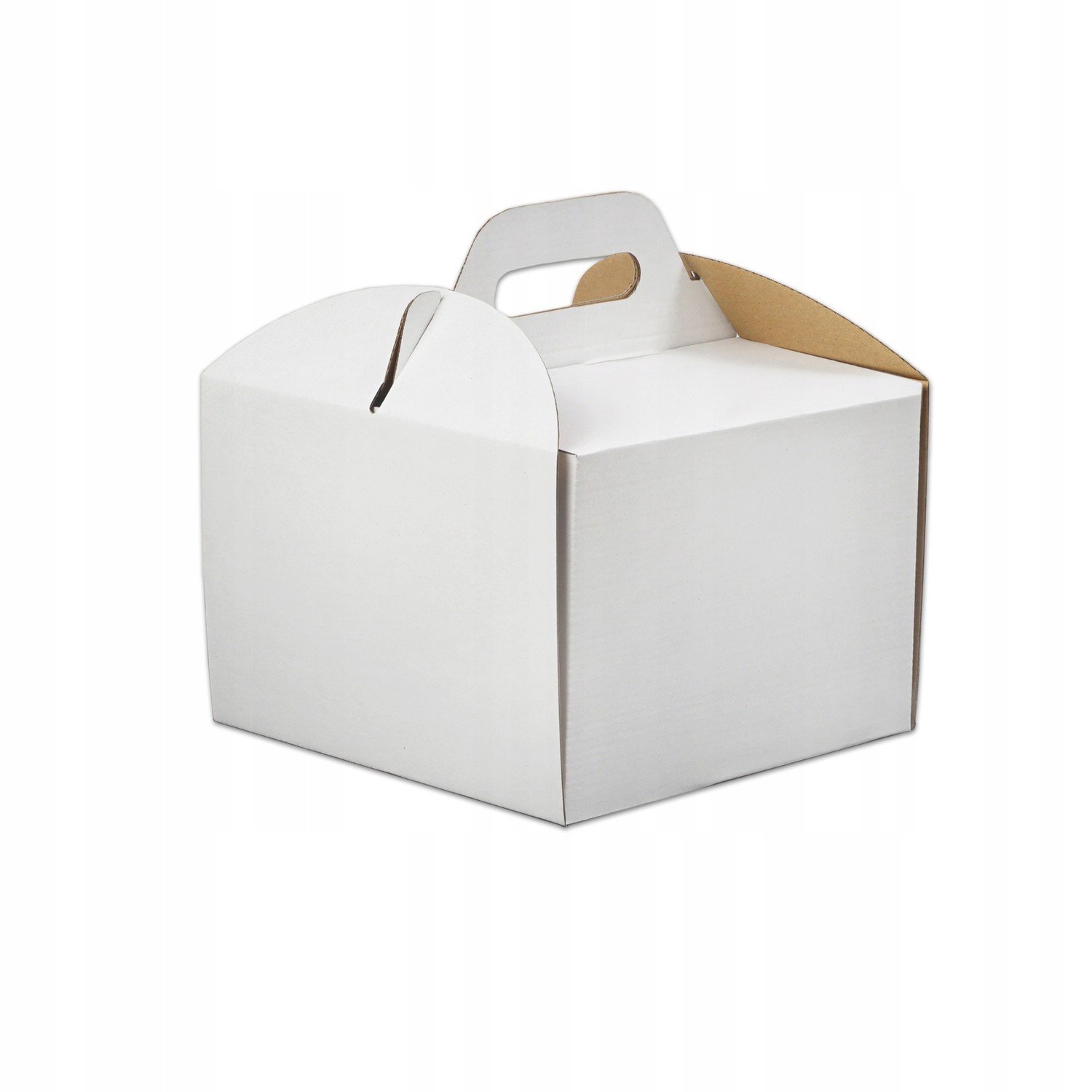 Kartonová krabice na dort 30x30x30 cm 10 ks. Bílý