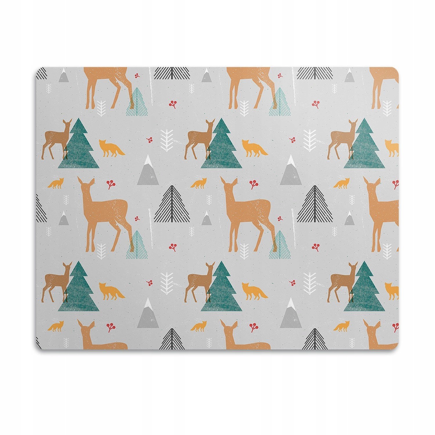 Podložka pod misku pro kočky Lesní zvířátka 90x60 cm