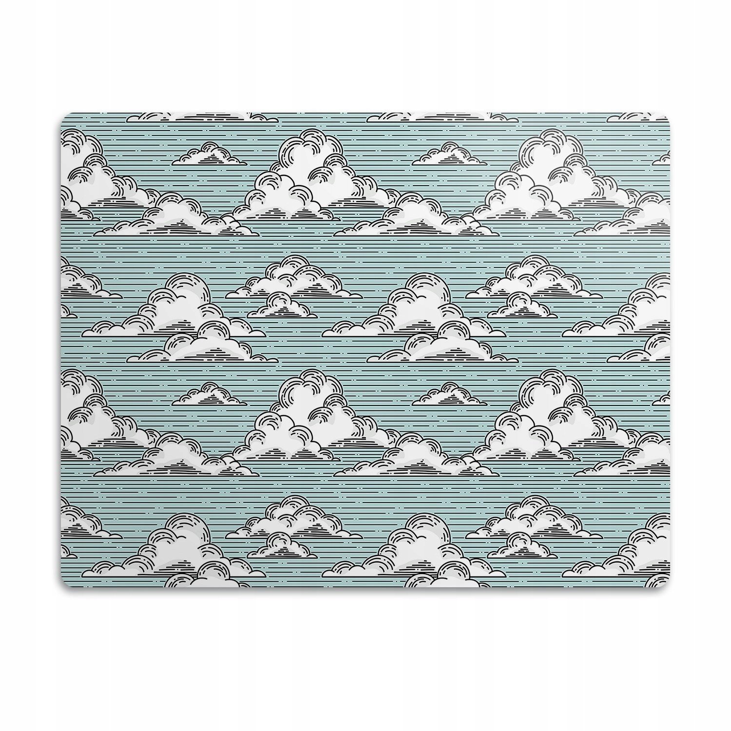Vodotěsná podložka pod misku Kreslící mraky 90x60cm