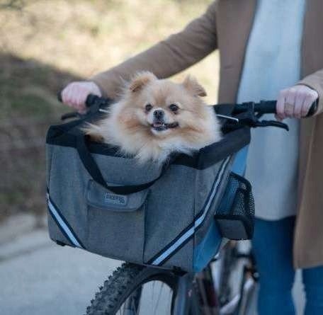 Přepravka psí taška na kolo řídítka Kerbl
