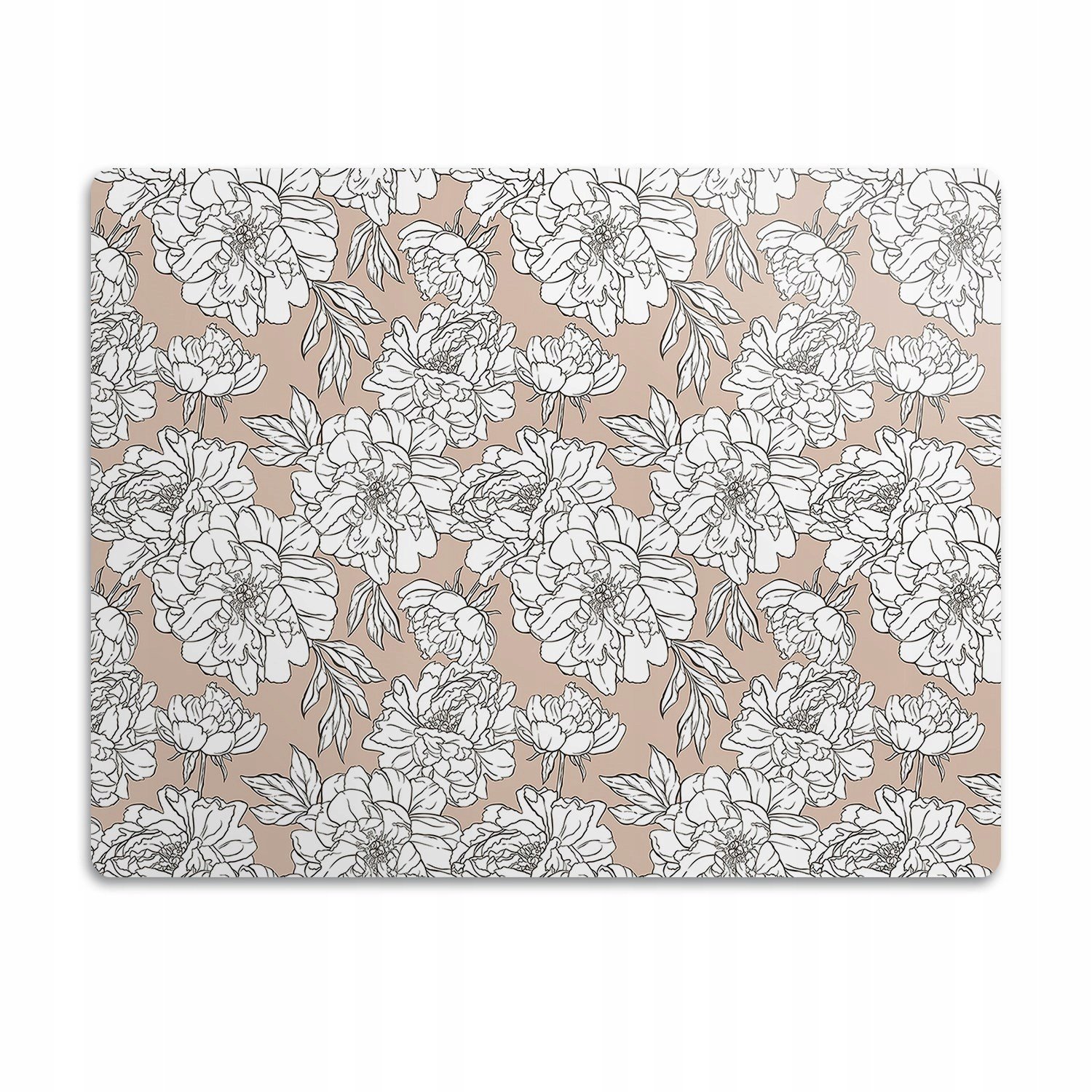 Pro kočku Ochranná podložka Umělecké květiny 90x60