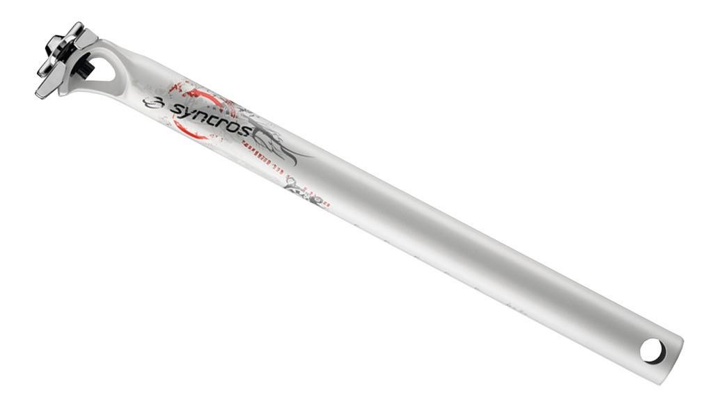 Sedlovka Syncros FR V2 - 400/30,9mm, bílá grafiti