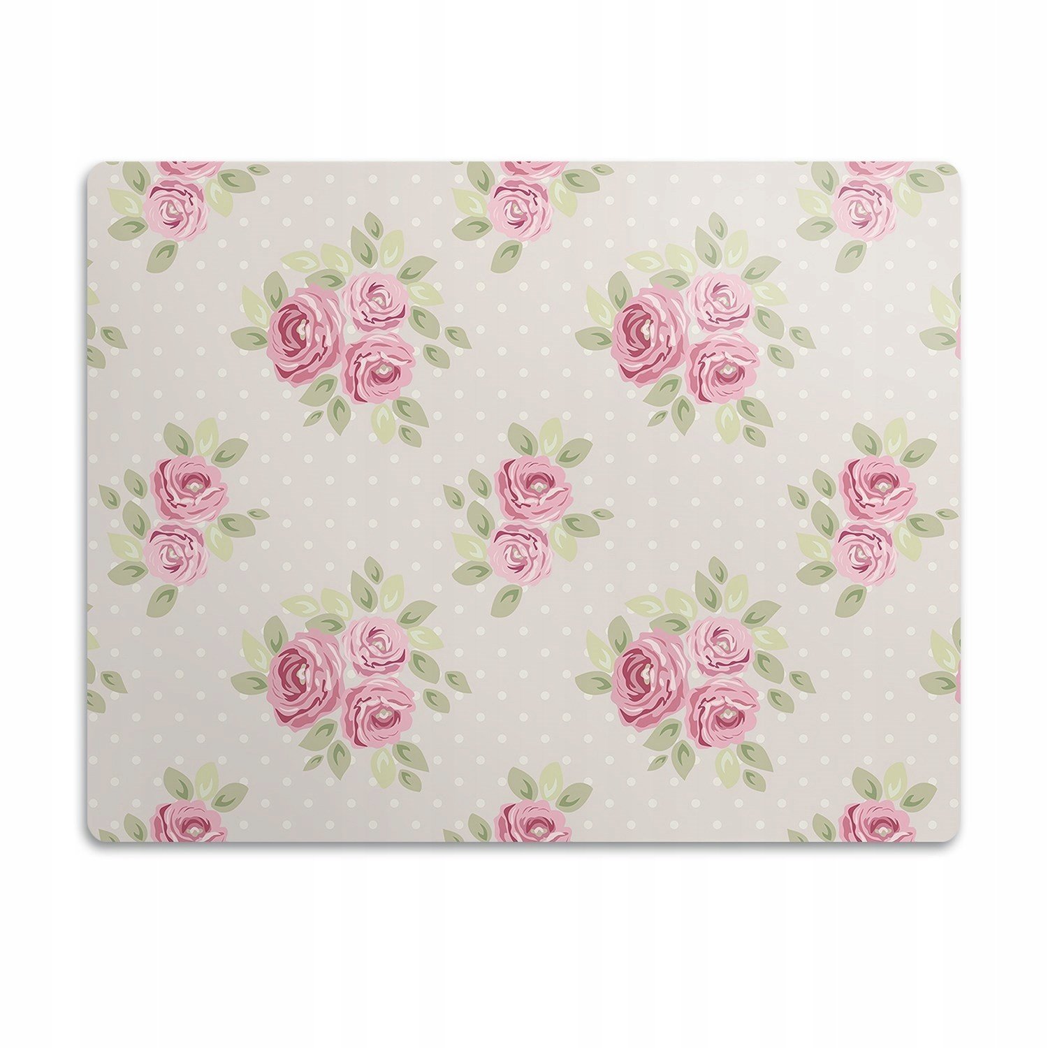 Voděodolná podložka pod misku Anglické růže 90x60cm