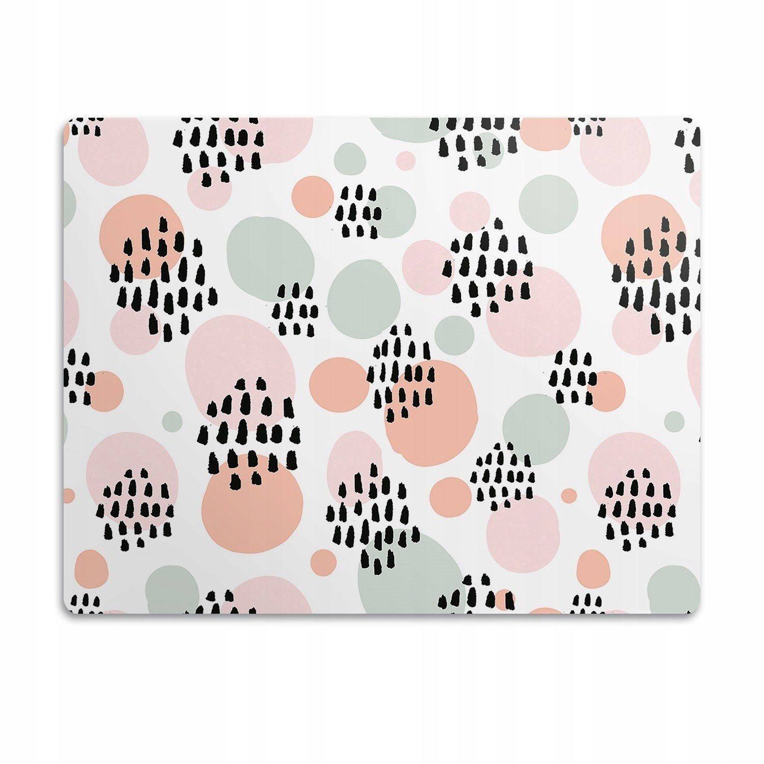 Ochranná podložka pod misky Barevné puntíky 90x60 cm