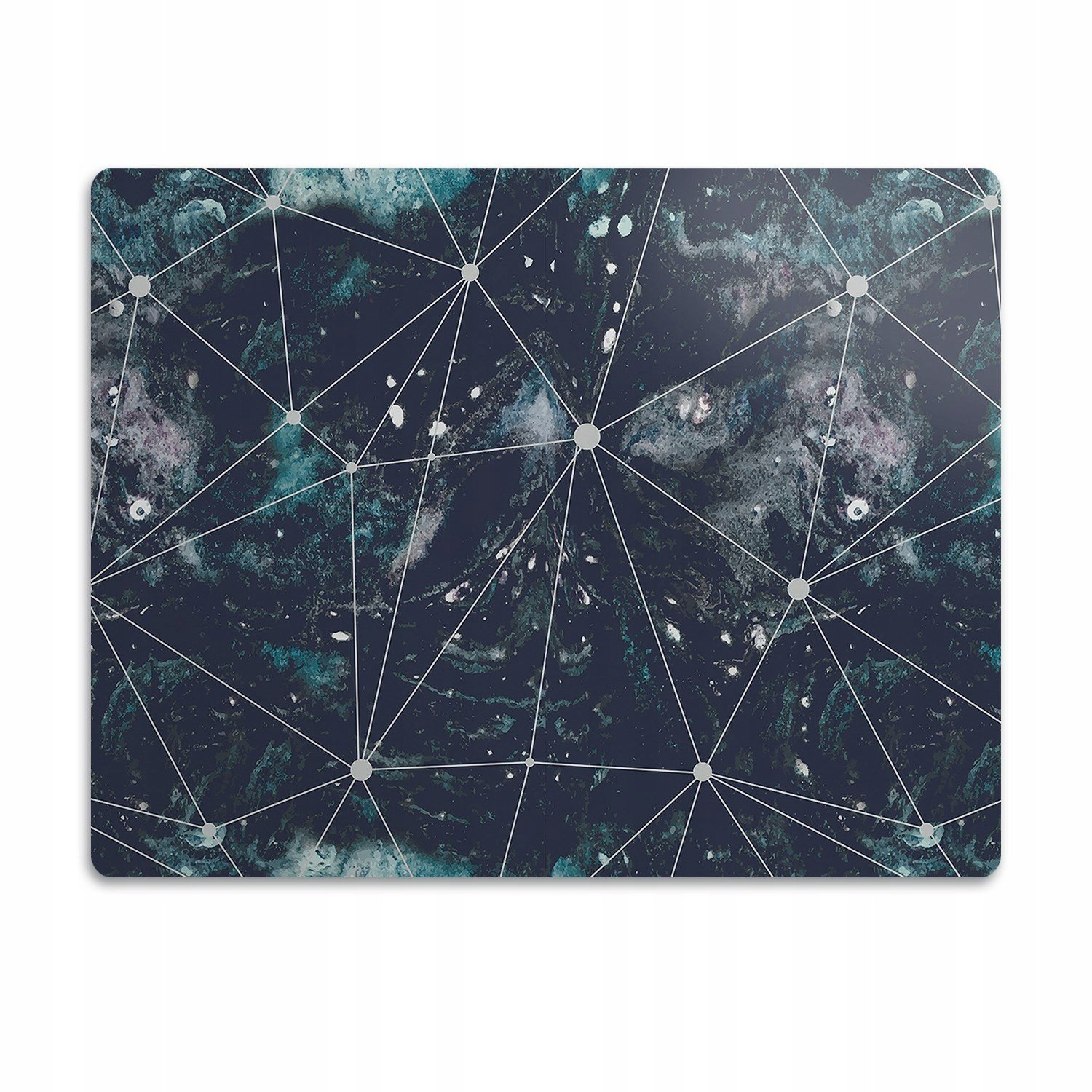 Podložka pro kočku a psa pod misku Noční obloha 90x60 cm