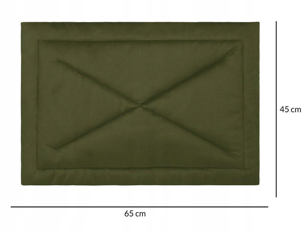 Pelíšek podložka pro psa 45x65 zelená khaki