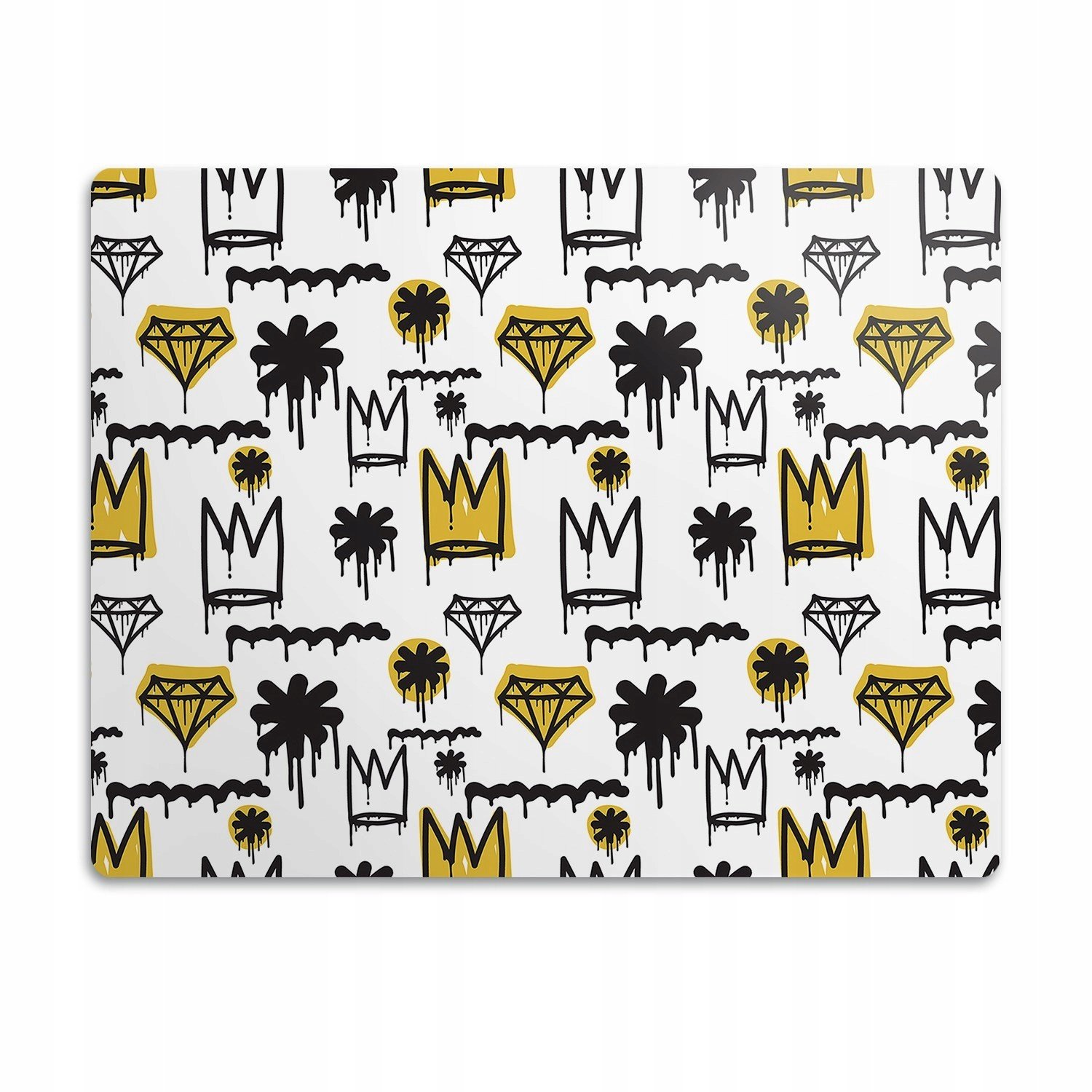 Elastická podložka pod misku Koruny a diamanty 90x60