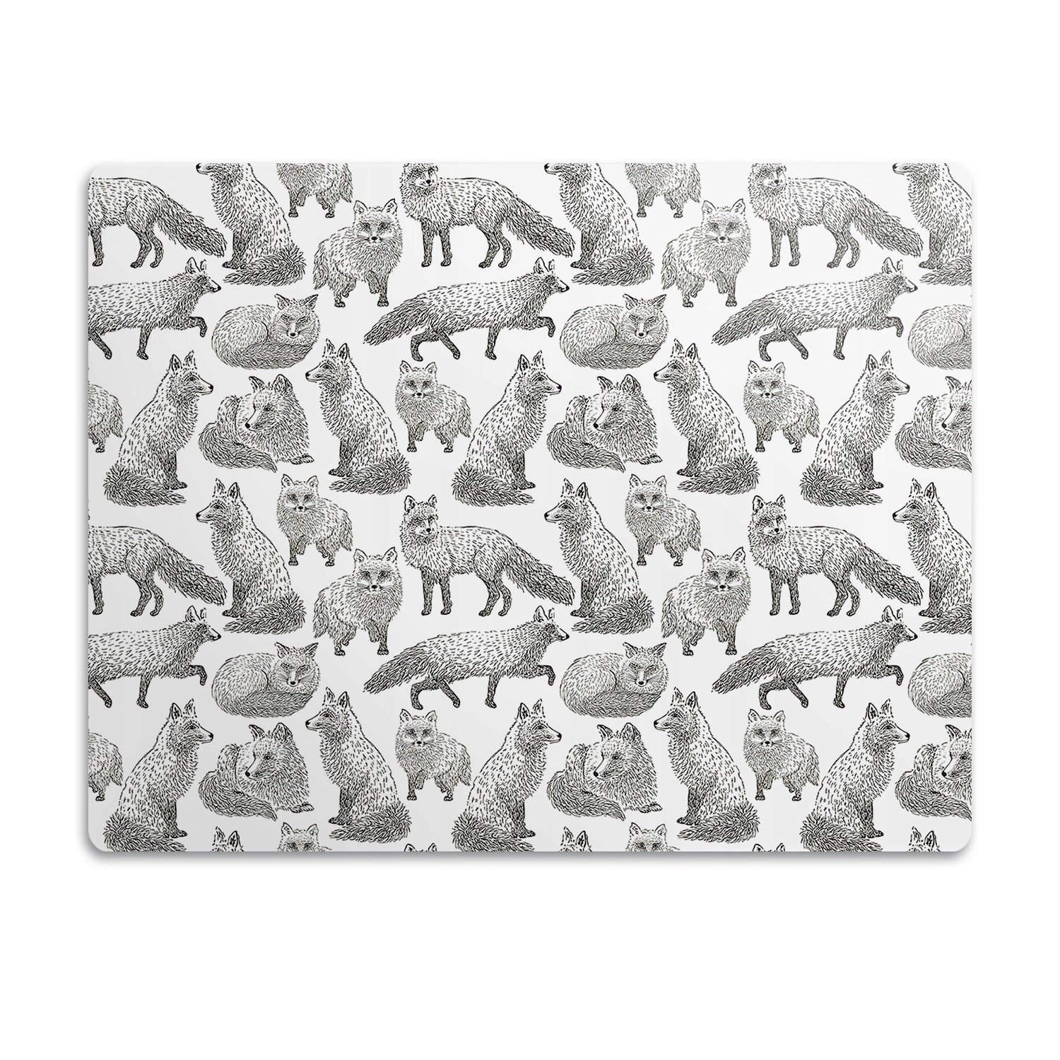 Pro kočku podložka pod misky Lisy lesní zvířátka 90x60