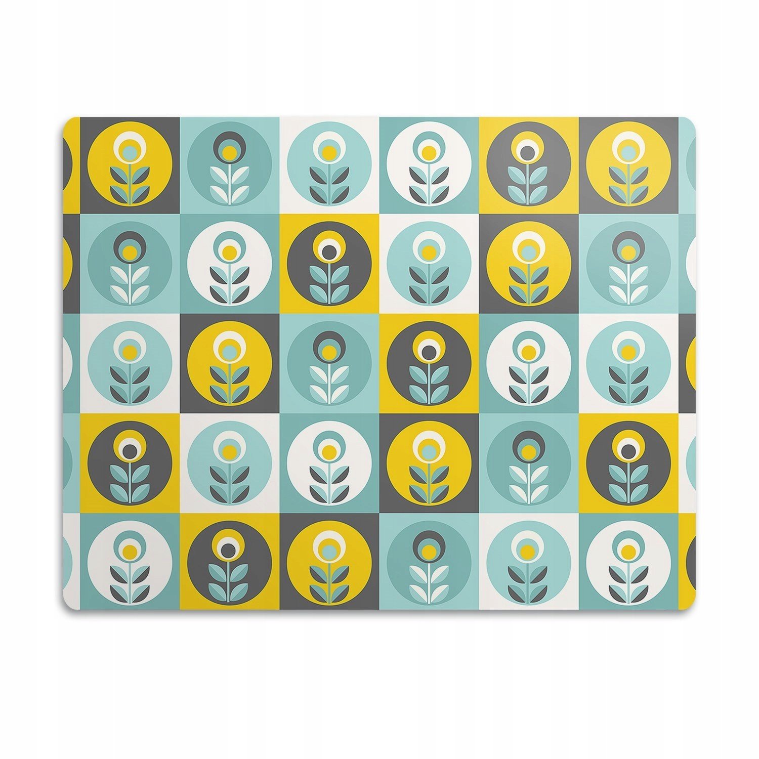 Pro psa podložka pod misku Květinový vzor 90x60cm