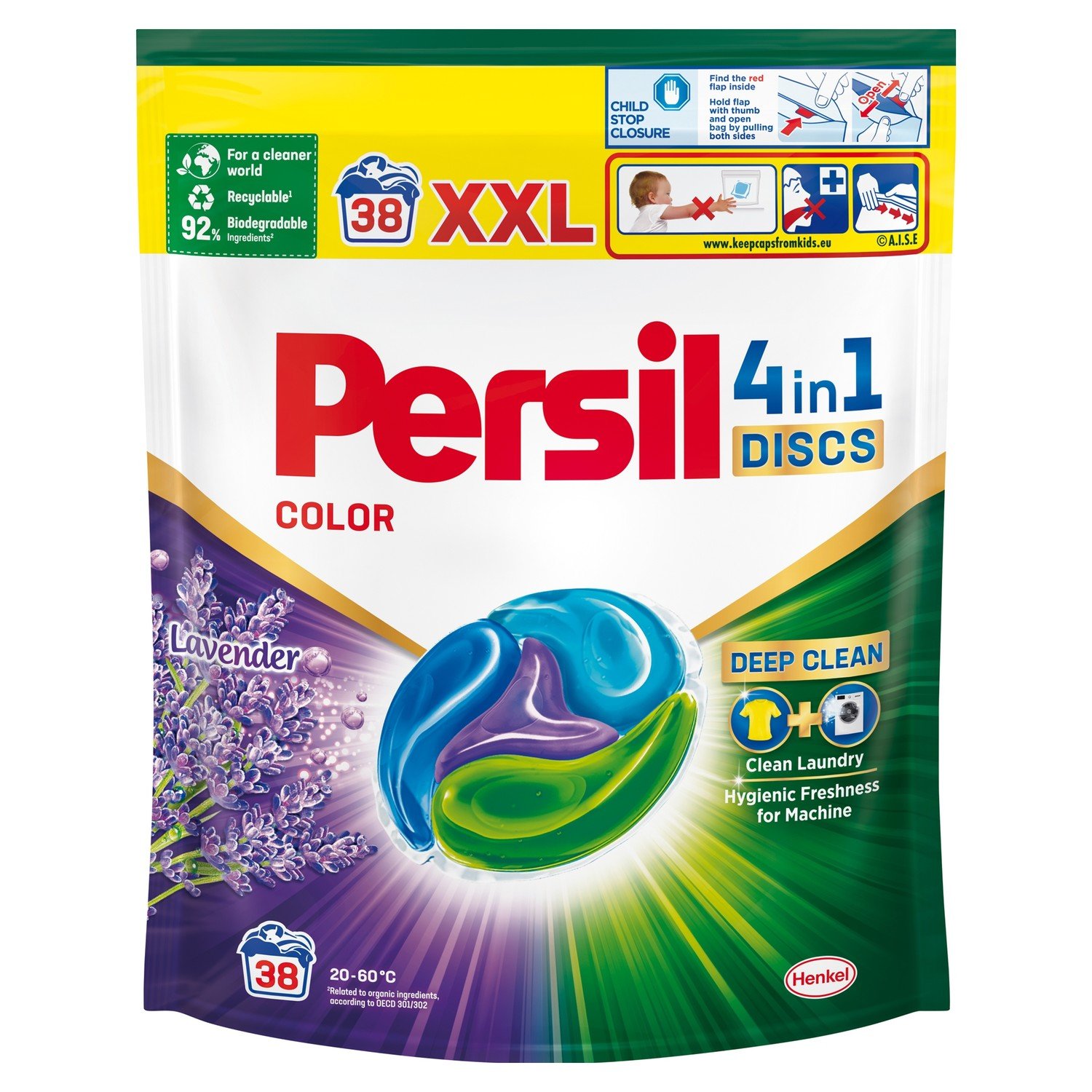 Kapsle na barevné prádlo Persil 38x25g 38pr