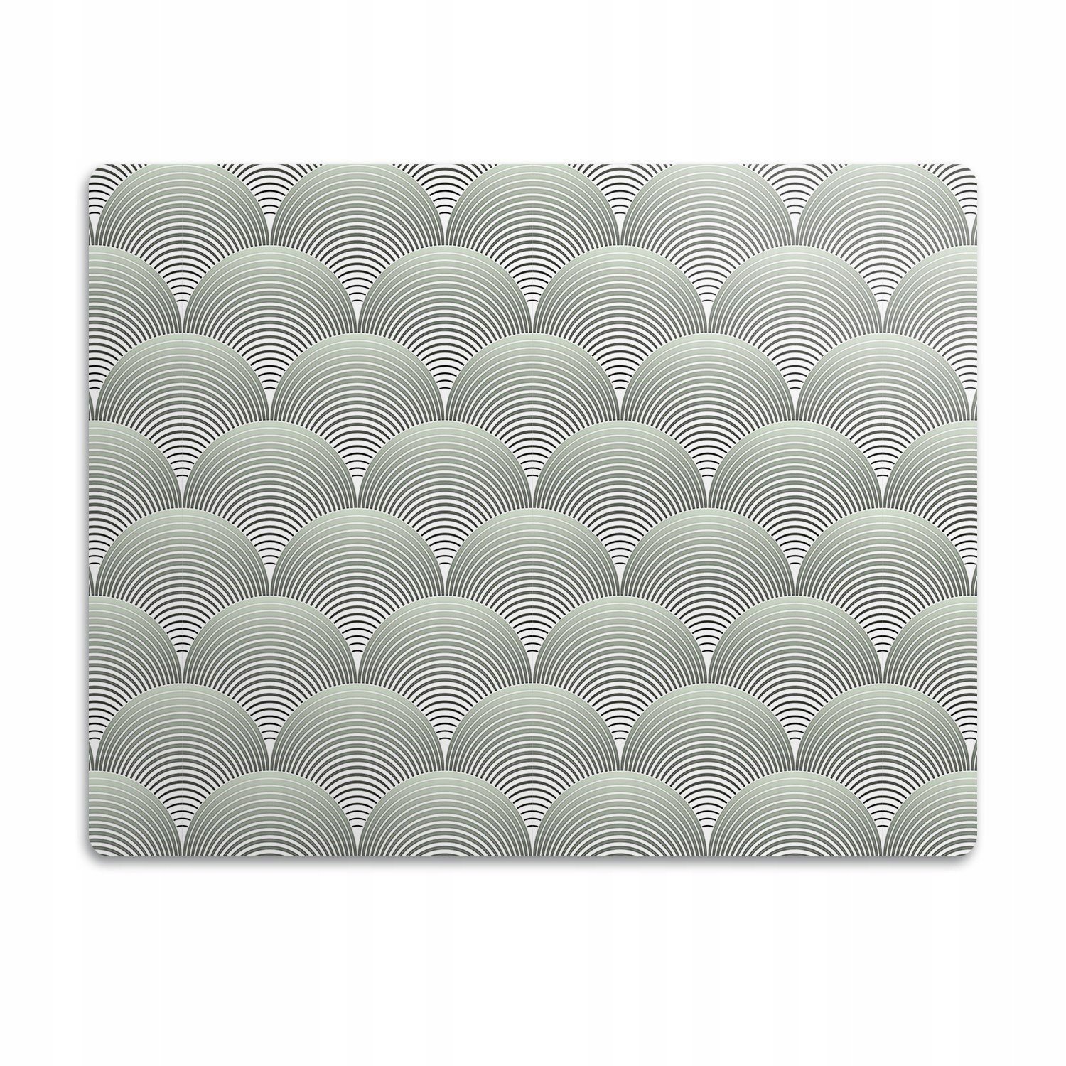 Podložka pro kočku psa pod misky Vzory půlkruhu 90x60 cm