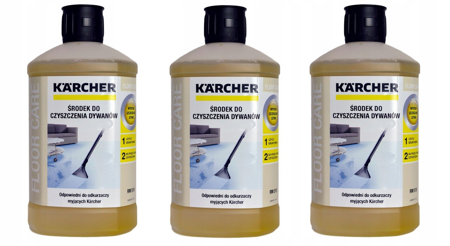 Karcher Rm 519 Prací prostředek na koberce 3 x 1L