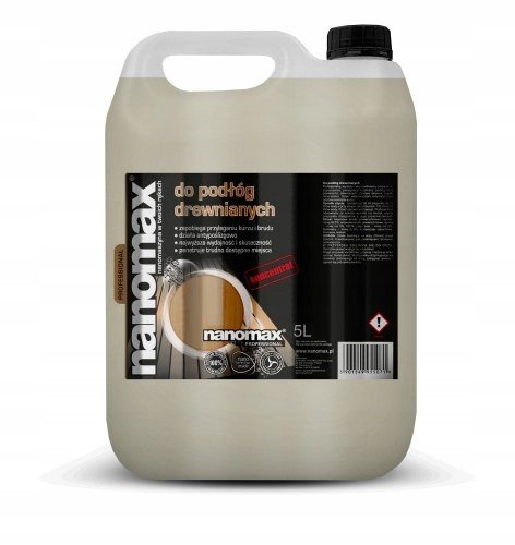 nanomax prostředek na mytí dřevěných podlah 5 L
