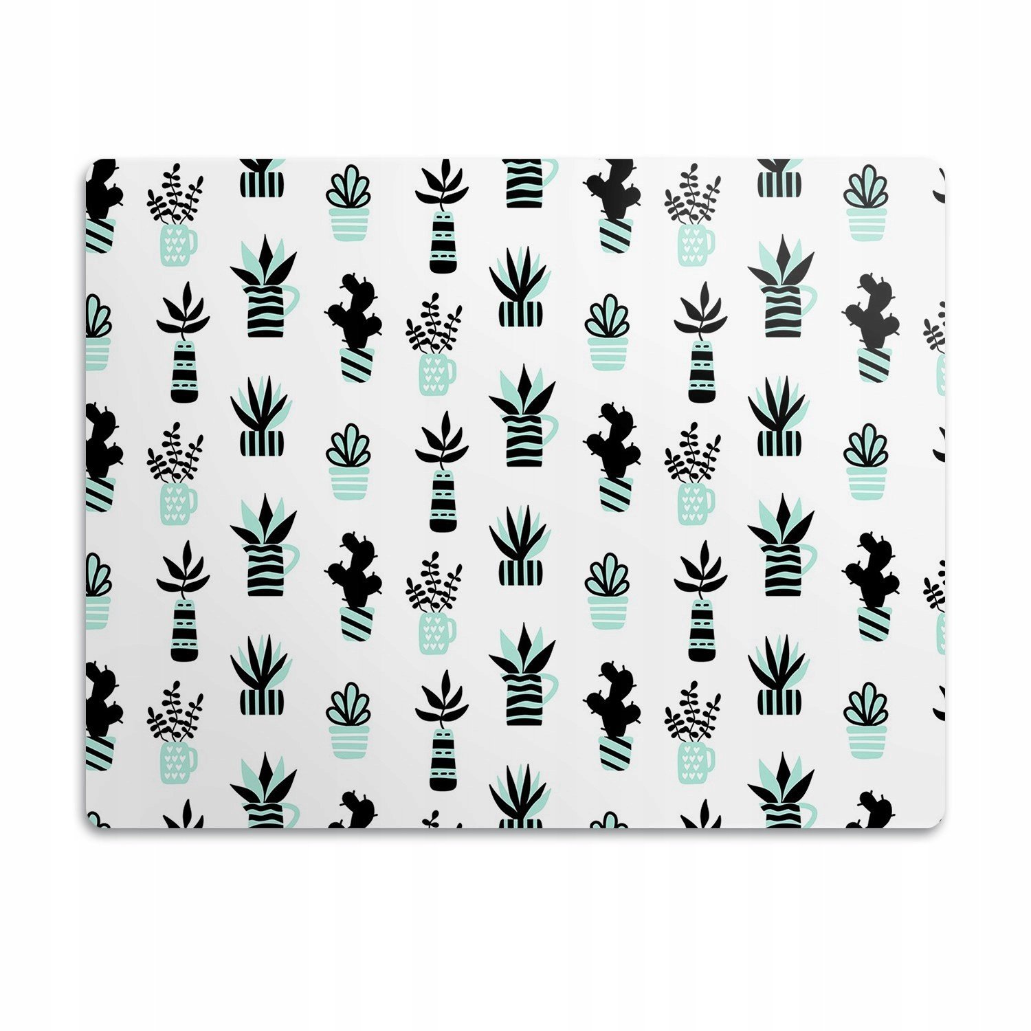 Ochranná podložka pro psa Sukulenty v květináčích 90x60