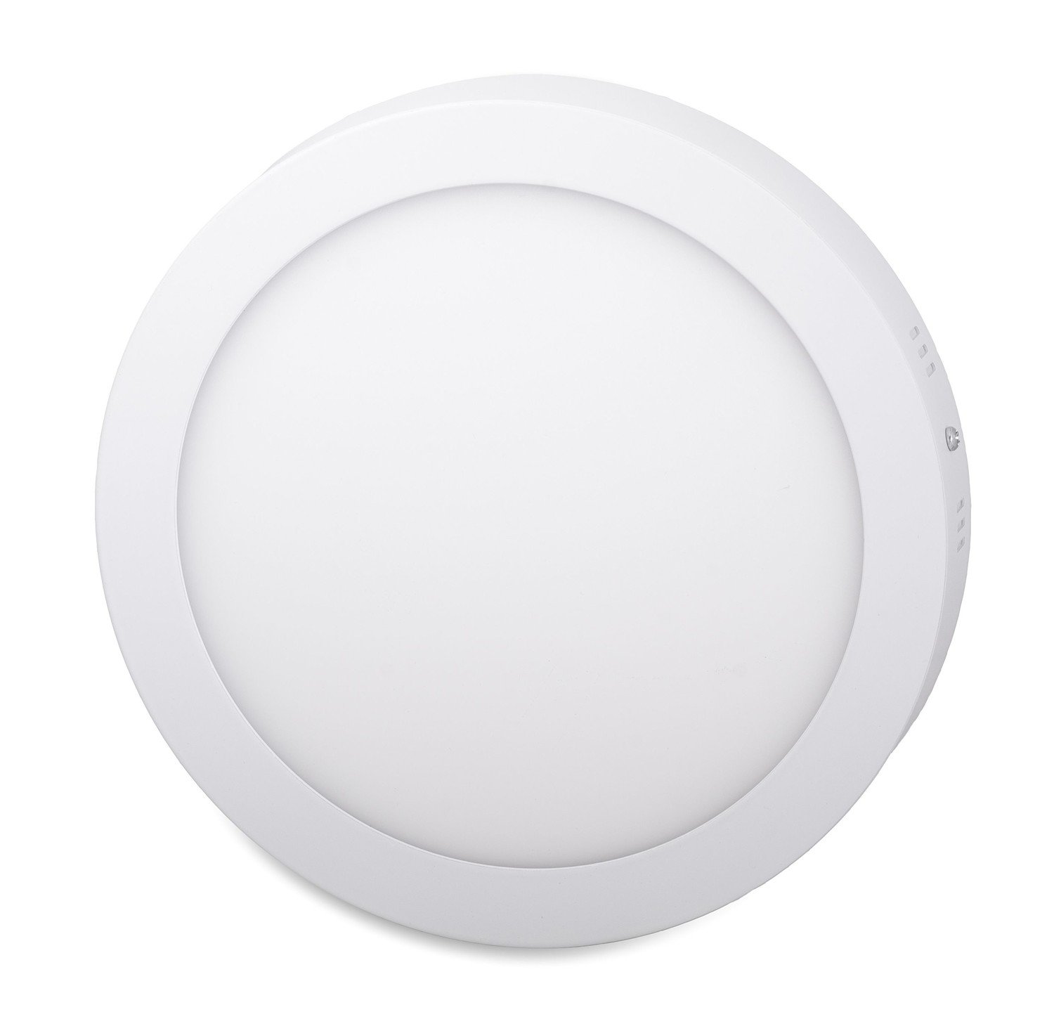 LED Solution Bílý přisazený LED panel kulatý 300mm 24W Economy Barva světla: Teplá bílá 7879