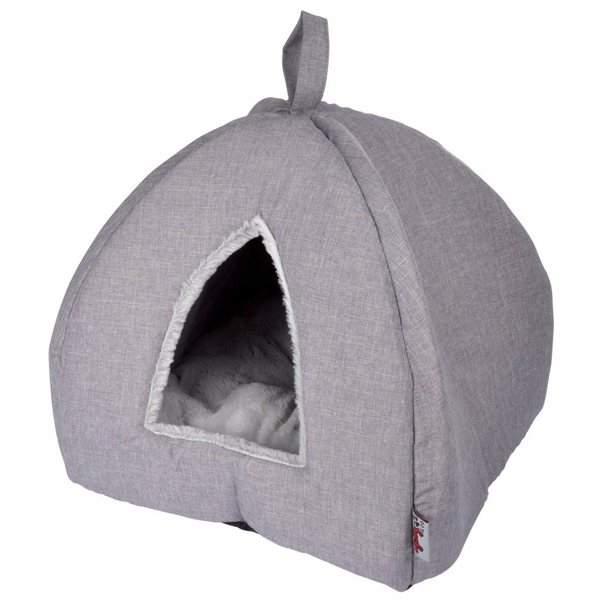 Legowisko Pro Kota šedý Domek stan 35 x 38 cm